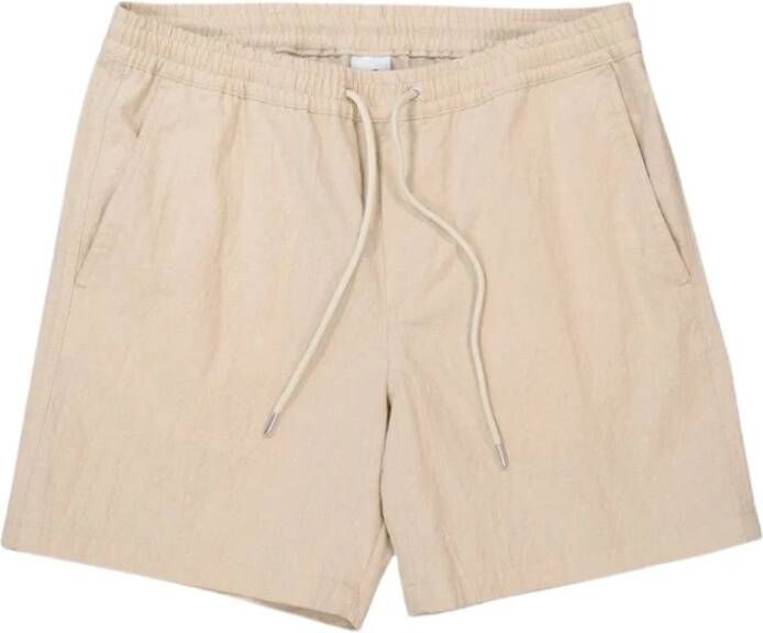 Nn07 Ecru Stijlvolle Korte Shorts voor Mannen Beige Heren