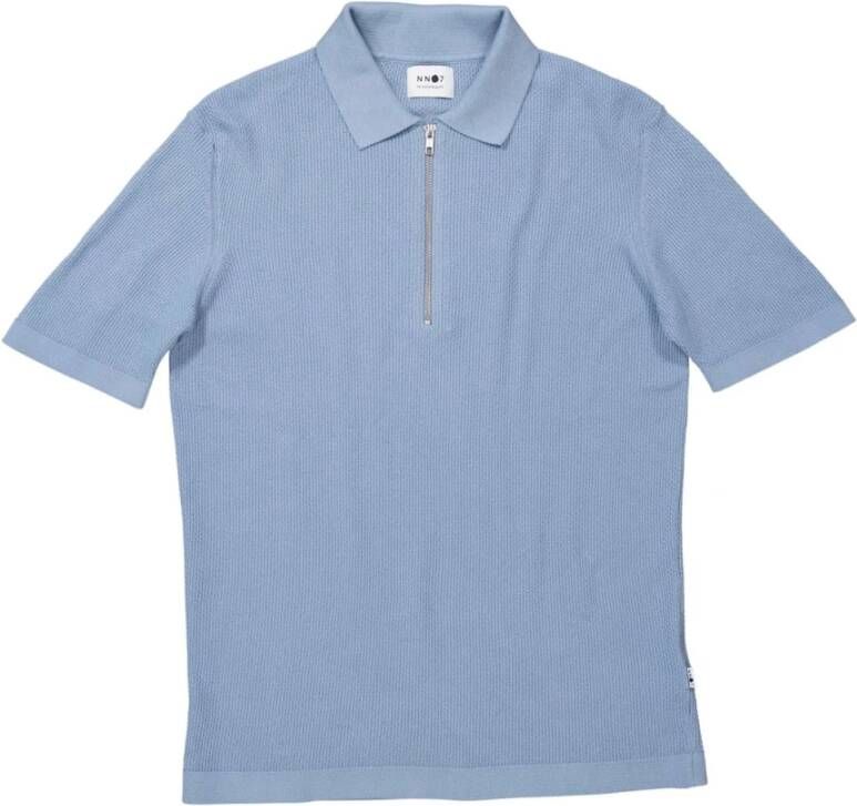 Nn07 Hansie polo blauw 6562-273 Blauw Heren