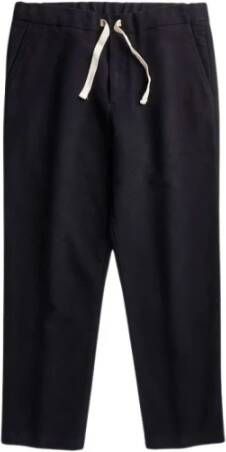 Nn07 Elegant Wide Trousers Blue Heren
