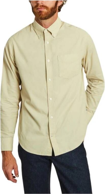 Nn07 Levon Velvet rechte shirt Beige Heren