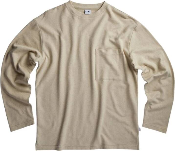 Nn07 Nat LS 3494 T-shirt Beige Heren