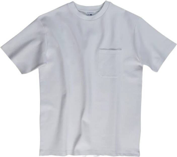 Nn07 No Nationality Nat Pocket T-shirt wit 3457 001 Wit Heren