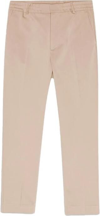 Nn07 Klassieke broek met trekkoord in regular fit Beige Heren