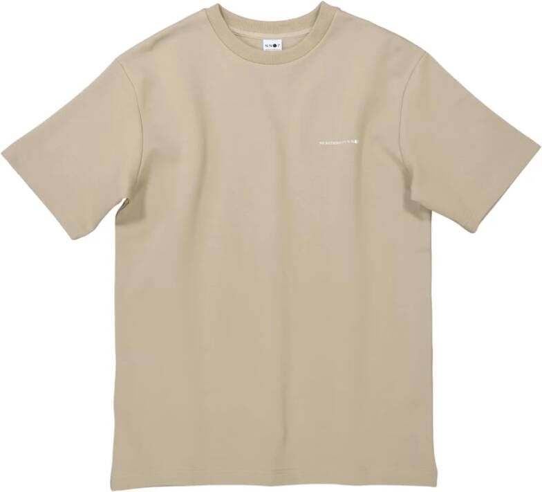 Nn07 No Nationality Nat T-Shirt Beige 3457 113 Beige Heren