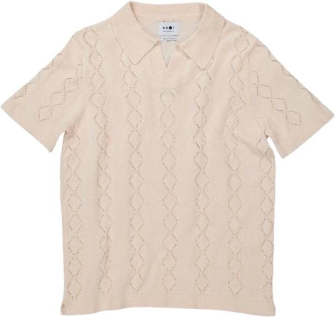 Nn07 Polo Shirts Beige Heren