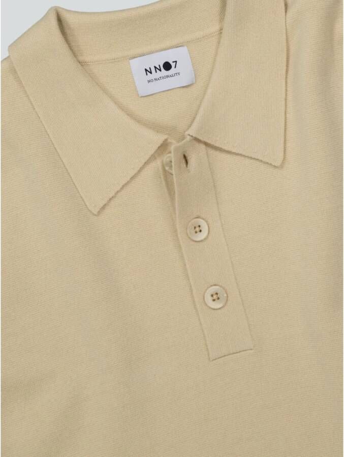 Nn07 Polo Shirts Beige Heren