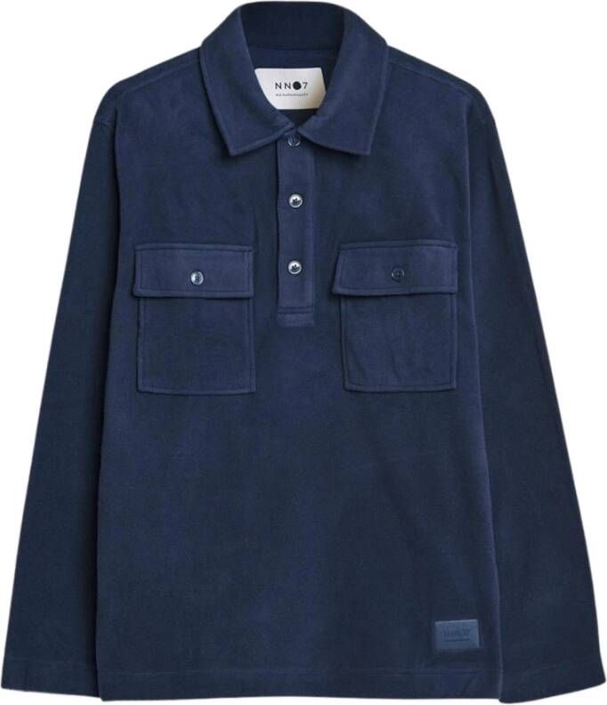 Nn07 Poloshirt Blauw Heren