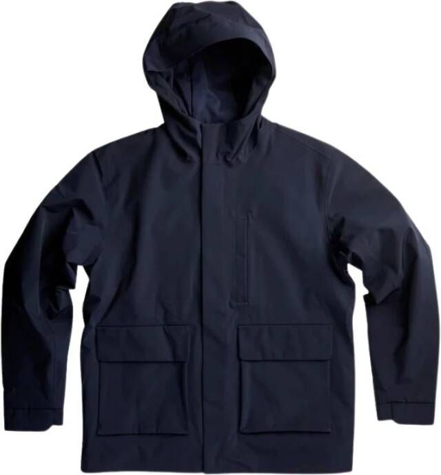 Nn07 Rain Jackets Blauw Heren