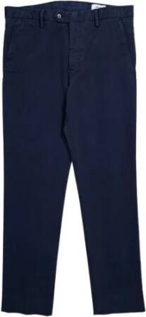 Nn07 Rechte Snit Biologisch Katoenen Broek Blauw Heren