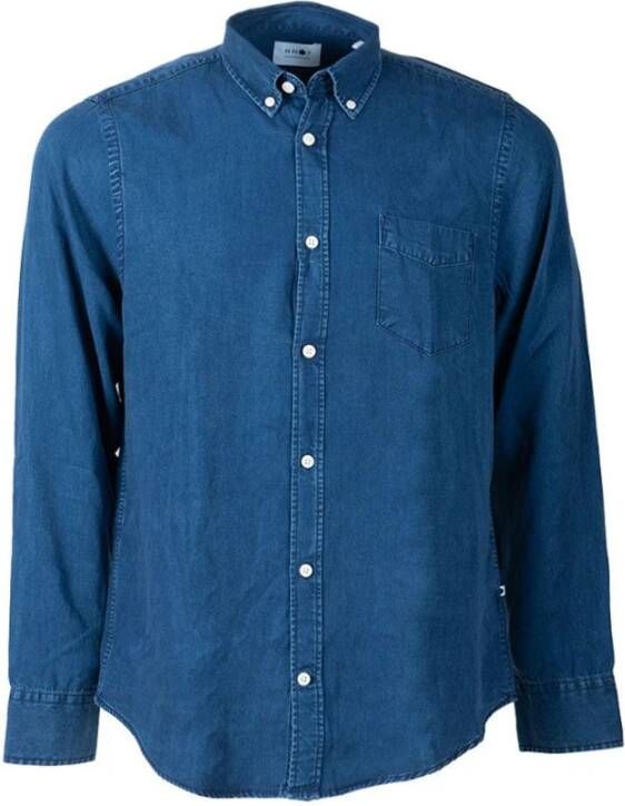 Nn07 Levon -shirt Blauw Heren