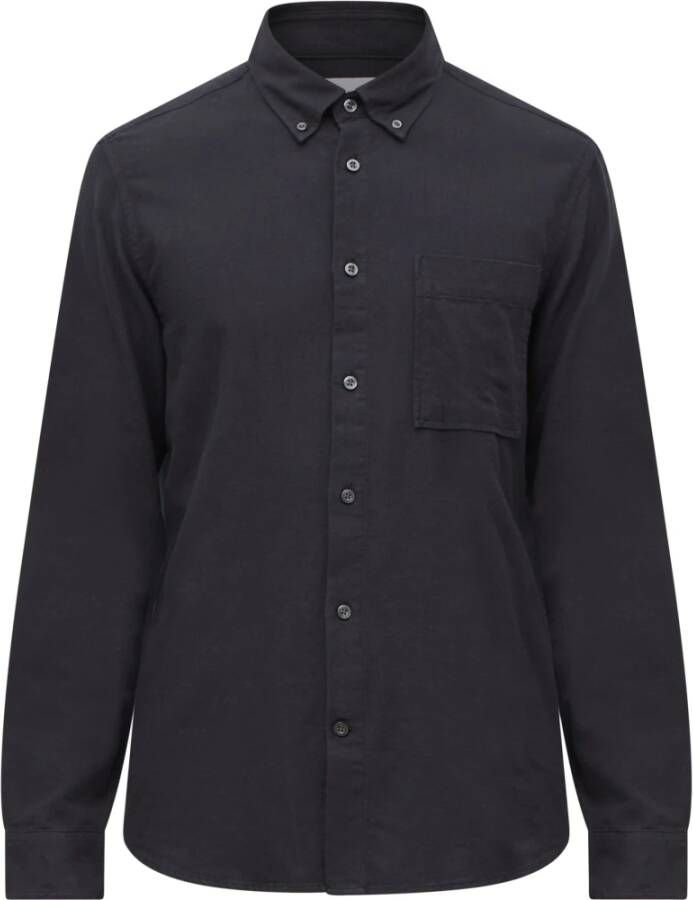 Nn07 Arne BD Overhemd 5159 Zwart Black