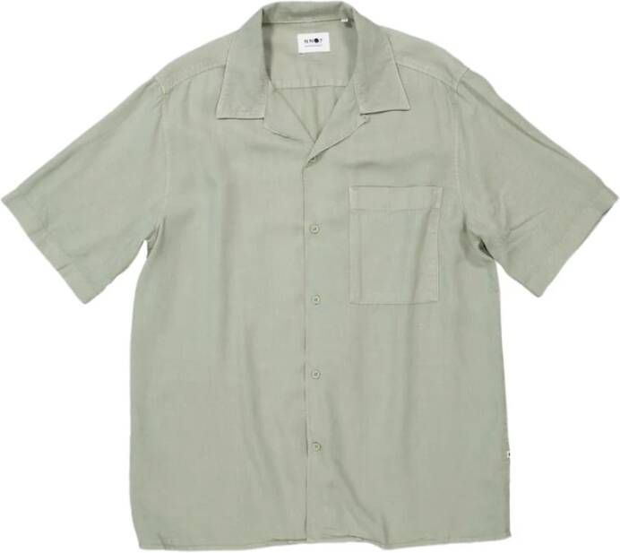 Nn07 Short Sleeve Shirts Groen Heren