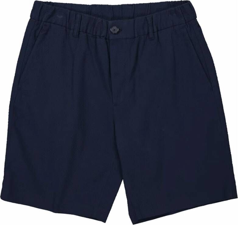Nn07 Blauwe Bermuda Shorts Blue Heren