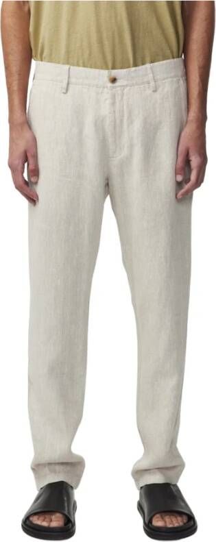 Nn07 Straight Trousers Beige Heren