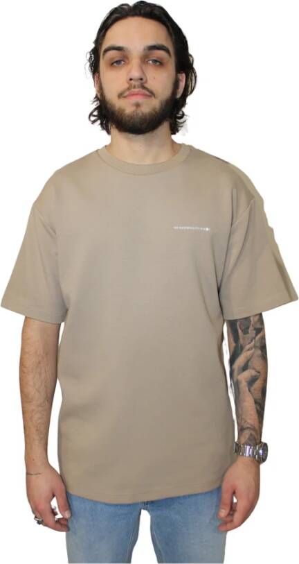 Nn07 T-Shirts Beige Heren