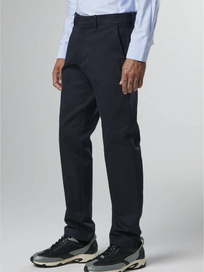 Nn07 Trousers Blauw Heren