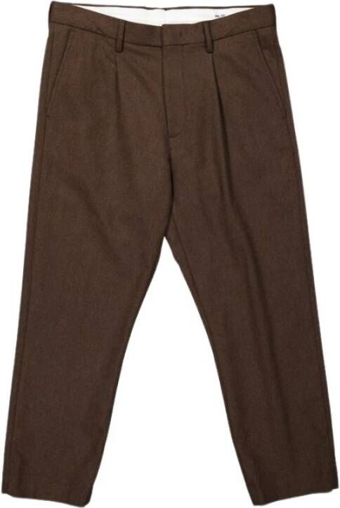 Nn07 Trousers Bruin Heren