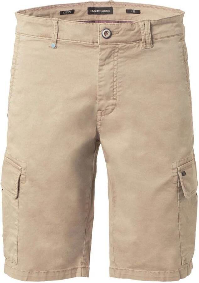 No Excess Broek Cargo Garment Short Beige - Foto 2