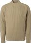 No Excess Pullover crewneck rib knit responsi Beige Heren - Thumbnail 2