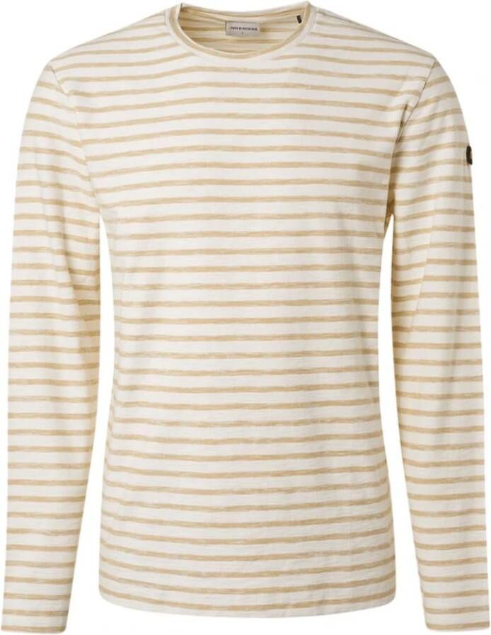 NO EXCESS Shirt met lange mouwen met streepmotief