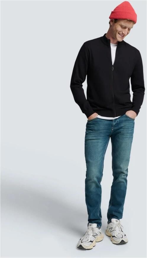 No Excess Melange 2 Gekleurde Vest Black Heren - Foto 3