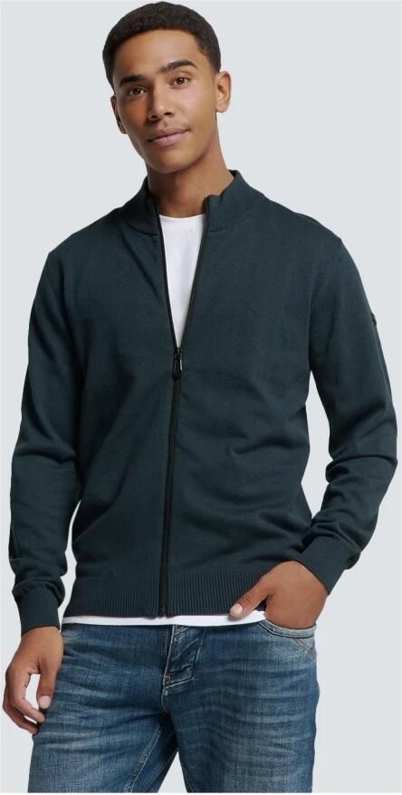 No Excess Melange 2 Gekleurde Vest Blue Heren - Foto 6