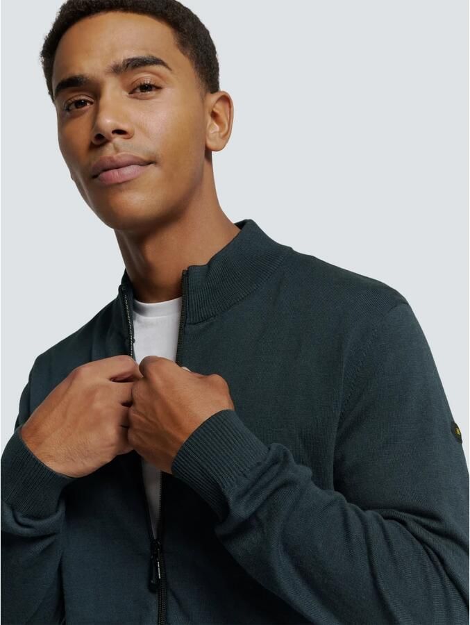 No Excess Melange 2 Gekleurde Vest Blue Heren