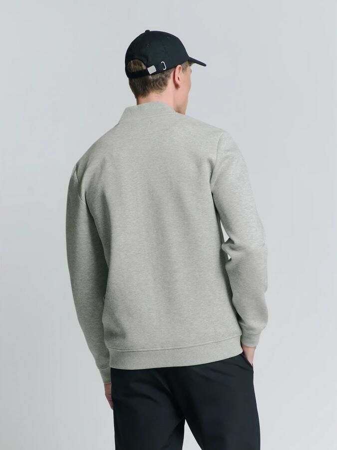 No Excess Piqué Bomber Rits Jas Gray Heren - Foto 5