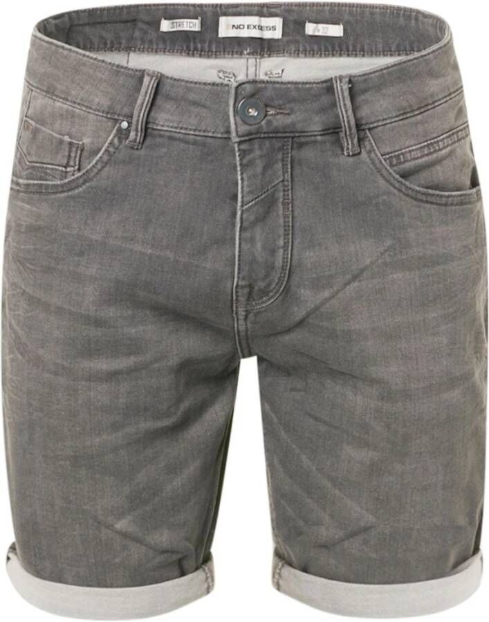 No Excess No-Excess Short Jog Stretch Grey Denim Grijs Heren