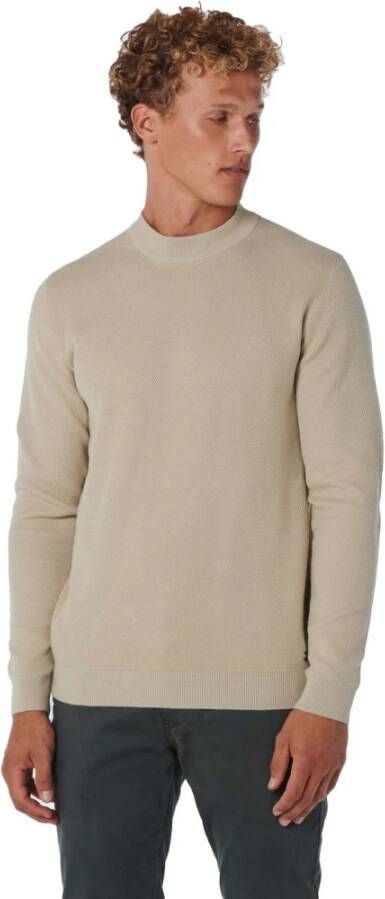 No Excess Round-neck Knitwear Beige Heren