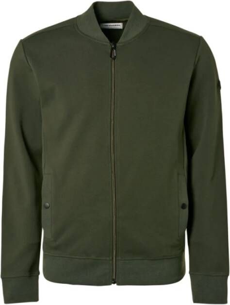 No Excess Sweater met rits Groen Heren
