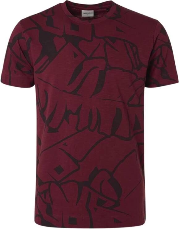 No Excess T-Shirt Print Rood - Foto 1