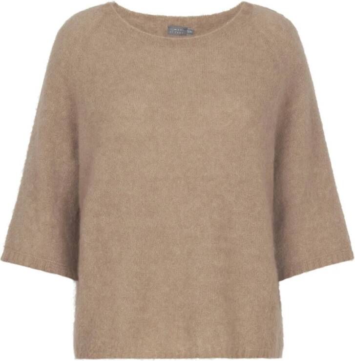 No 's land Mohair Batwing Pullover Brown
