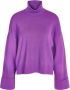 Noisy May Amaranth Purple Rolkraag Gebreid | Freewear Paars Purple Dames - Thumbnail 2