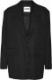 Noisy May Oversized Blazer met Schoudervulling Black Dames - Thumbnail 2