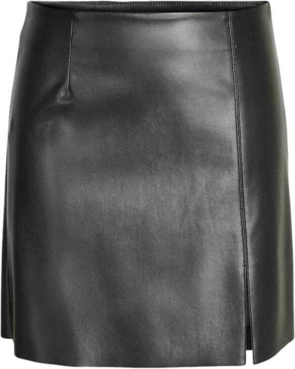 Noisy May Leather Skirts Zwart Dames