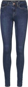 Noisy May Skinny fit jeans Lucy NW Blauw Dames