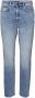 Noisy May Upgrade je denimcollectie met hoge taille straight jeans Blue Dames - Thumbnail 2