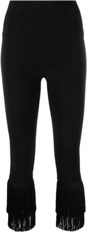 Norma Kamali -broek zwart Black Dames