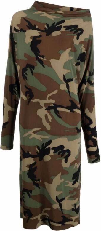 Norma Kamali Midi Dresses Groen Dames