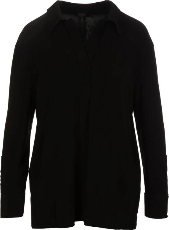 Norma Kamali Faiza Jurk Noir Ritssluiting Black Dames