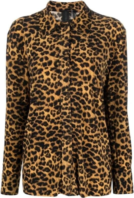 Norma Kamali Shirts Bruin Dames