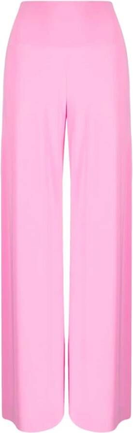 Norma Kamali Wide Trousers Roze Dames