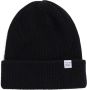 Norse Projects Logo Appliqué Muts Zwart Black Heren - Thumbnail 1