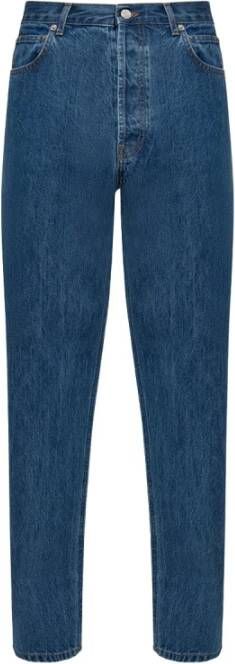 Norse Projects Noorse jeans met taps toelopende benen Blauw Heren