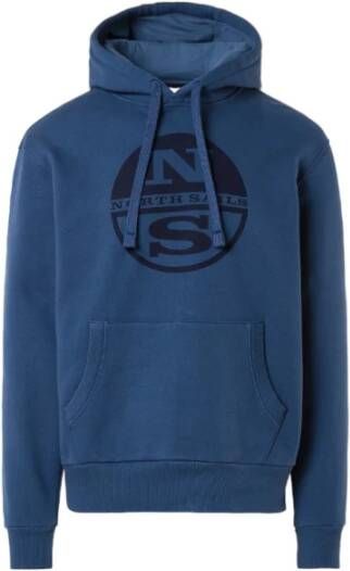 North Sails 100% Katoenen Sweatshirt Blauw Heren