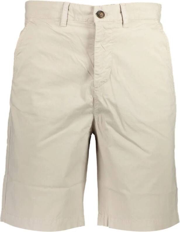 North Sails Beige Bermuda Shorts Regular Fit Cotton Beige Heren