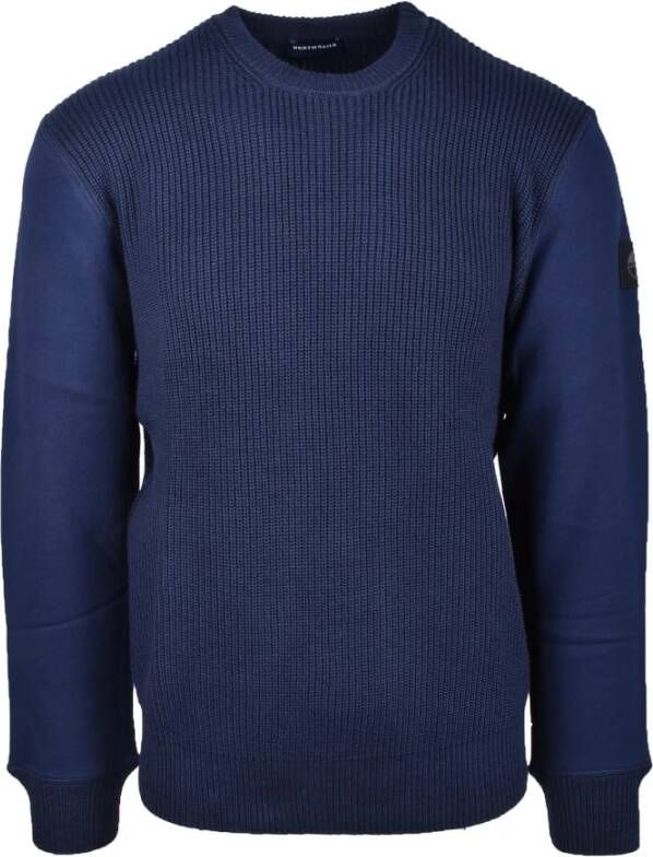 North Sails Blauwe Trui voor Mannen Blauw Heren