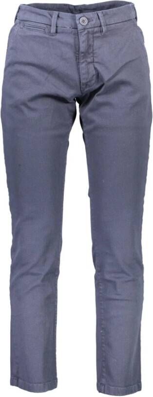 North Sails Blue Cotton Jeans & Pant Blauw Heren