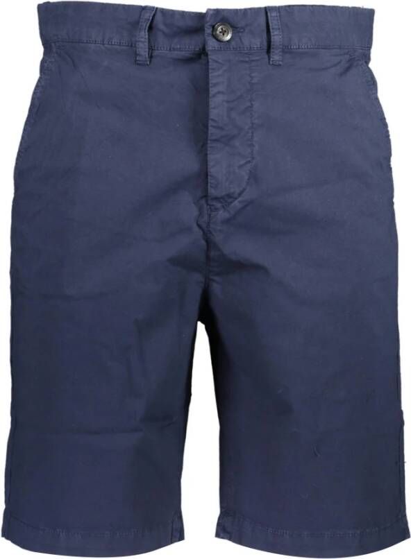 North Sails Blue Cotton Jeans & Pant Blauw Heren